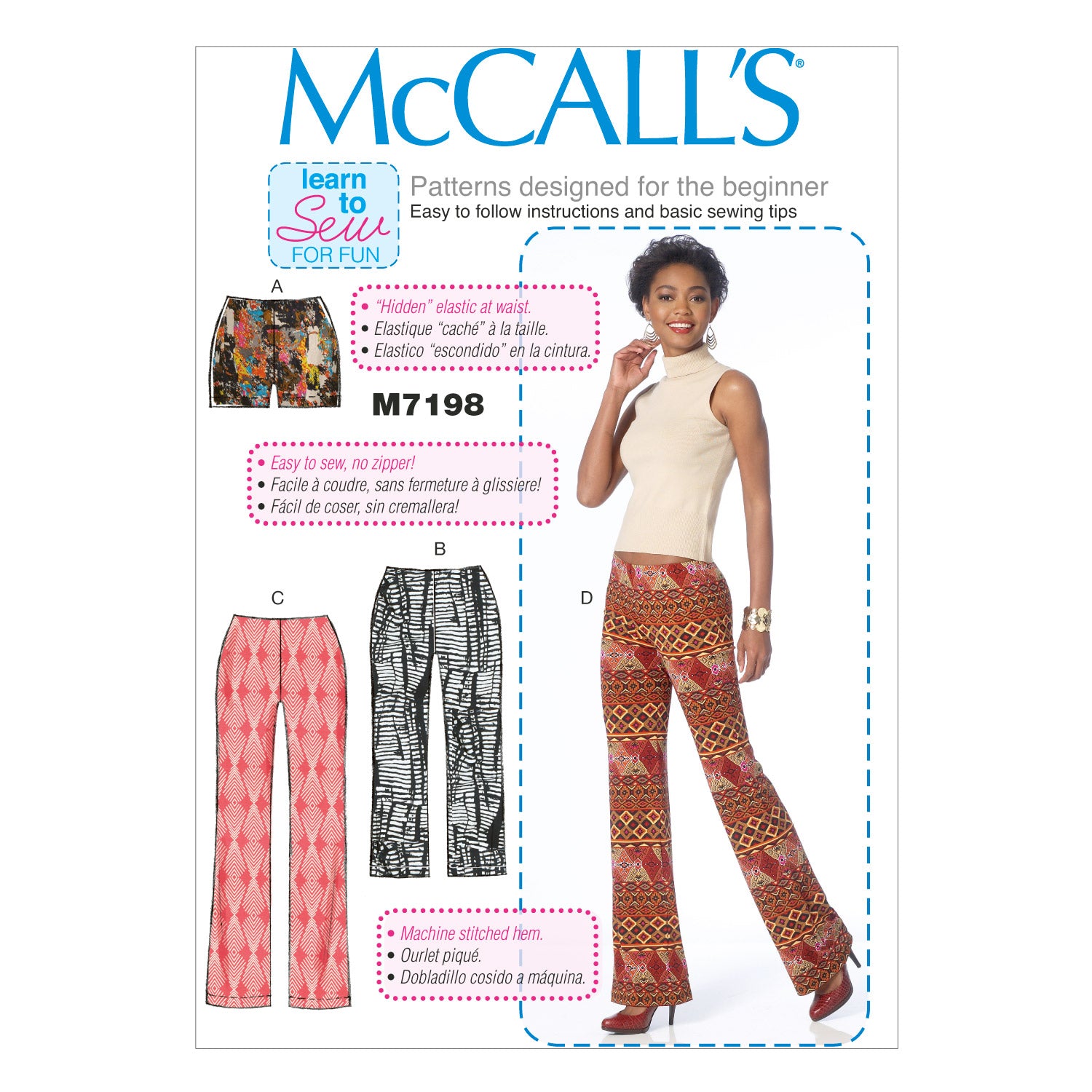 McCalls Shorts and Trousers M7198
