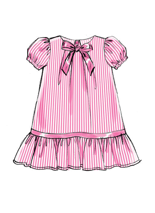 McCalls Baby/Child Dresses M7308