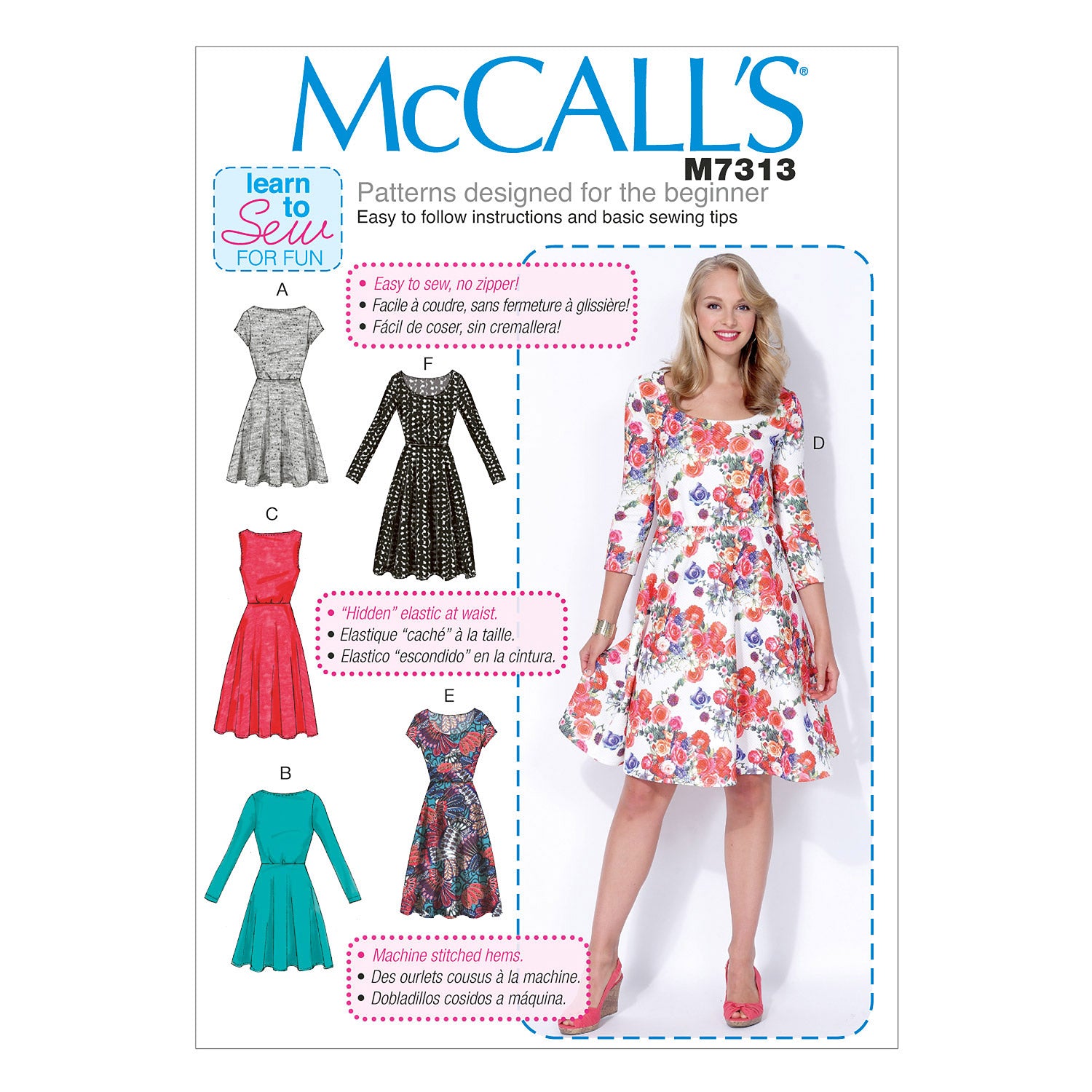 McCalls Dresses M7313