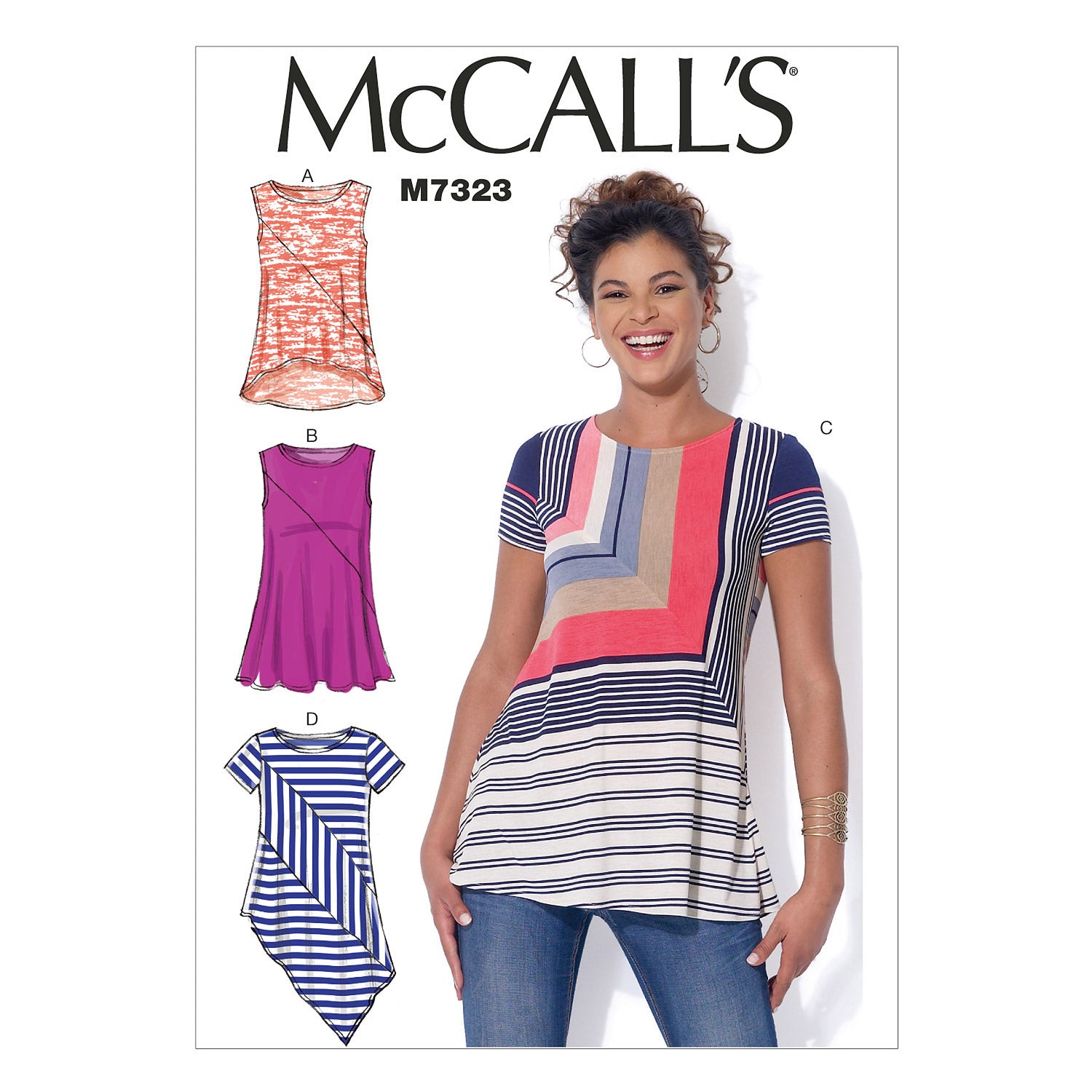 McCalls Tops M7323