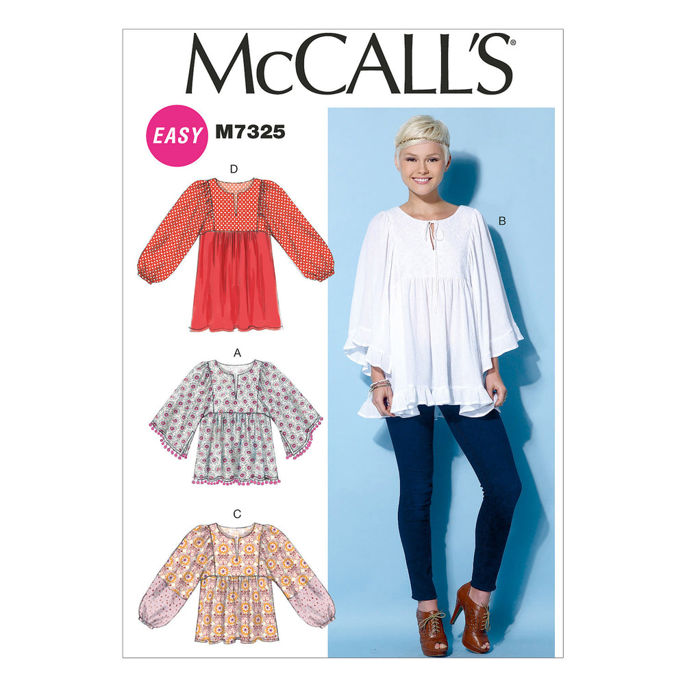 McCalls Tops and Tunic M7325