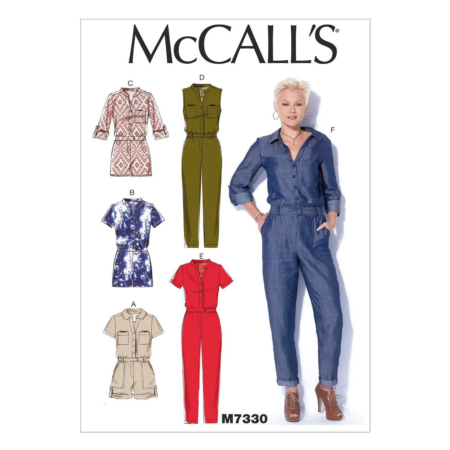 McCalls Rompers and Jumpsuits M7330