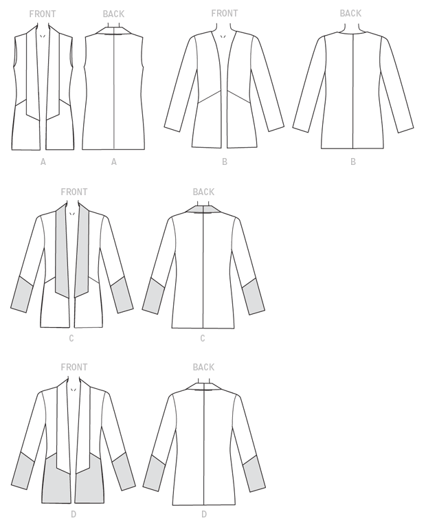 McCalls Vest and Jackets M7332