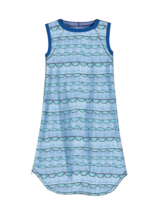 McCalls Child/Teen Dresses M7344