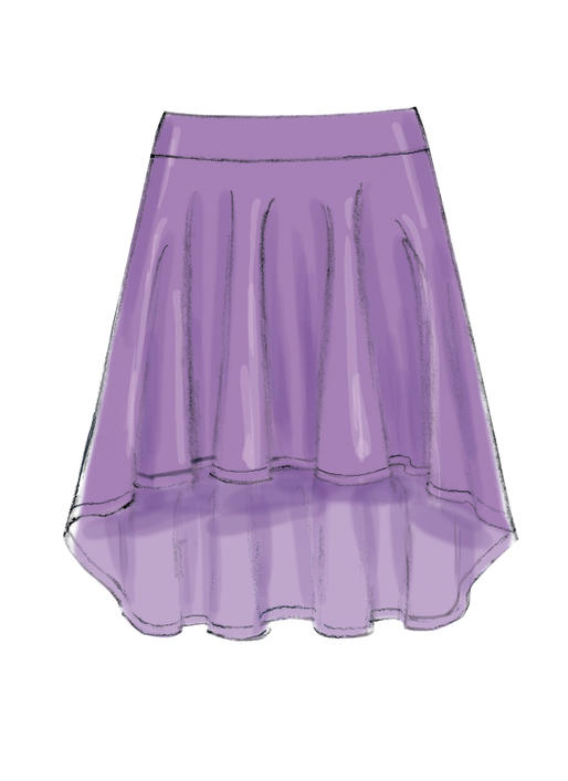 McCalls Child/Teen Skirts M7345