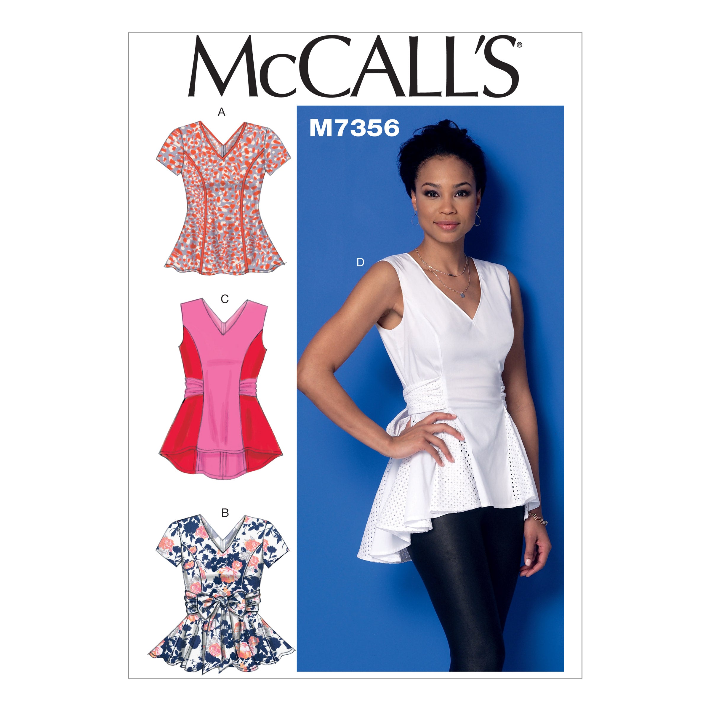 McCalls Tops M7356