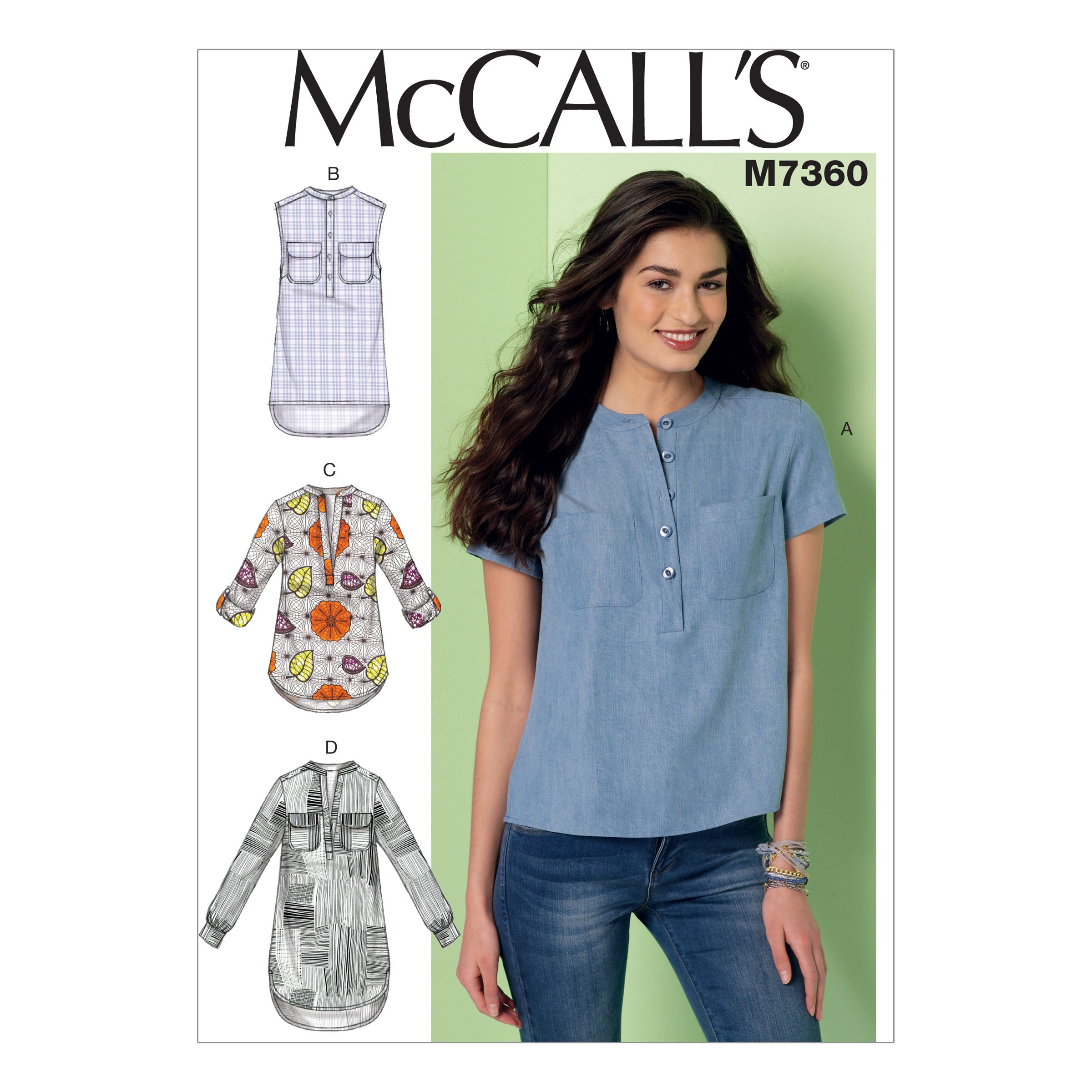 McCalls Tops M7360