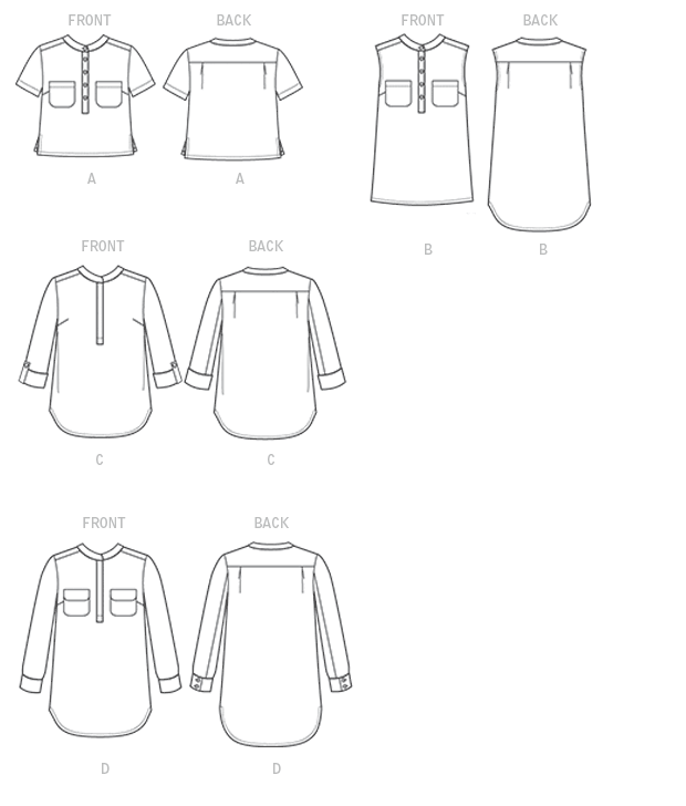 McCalls Tops M7360