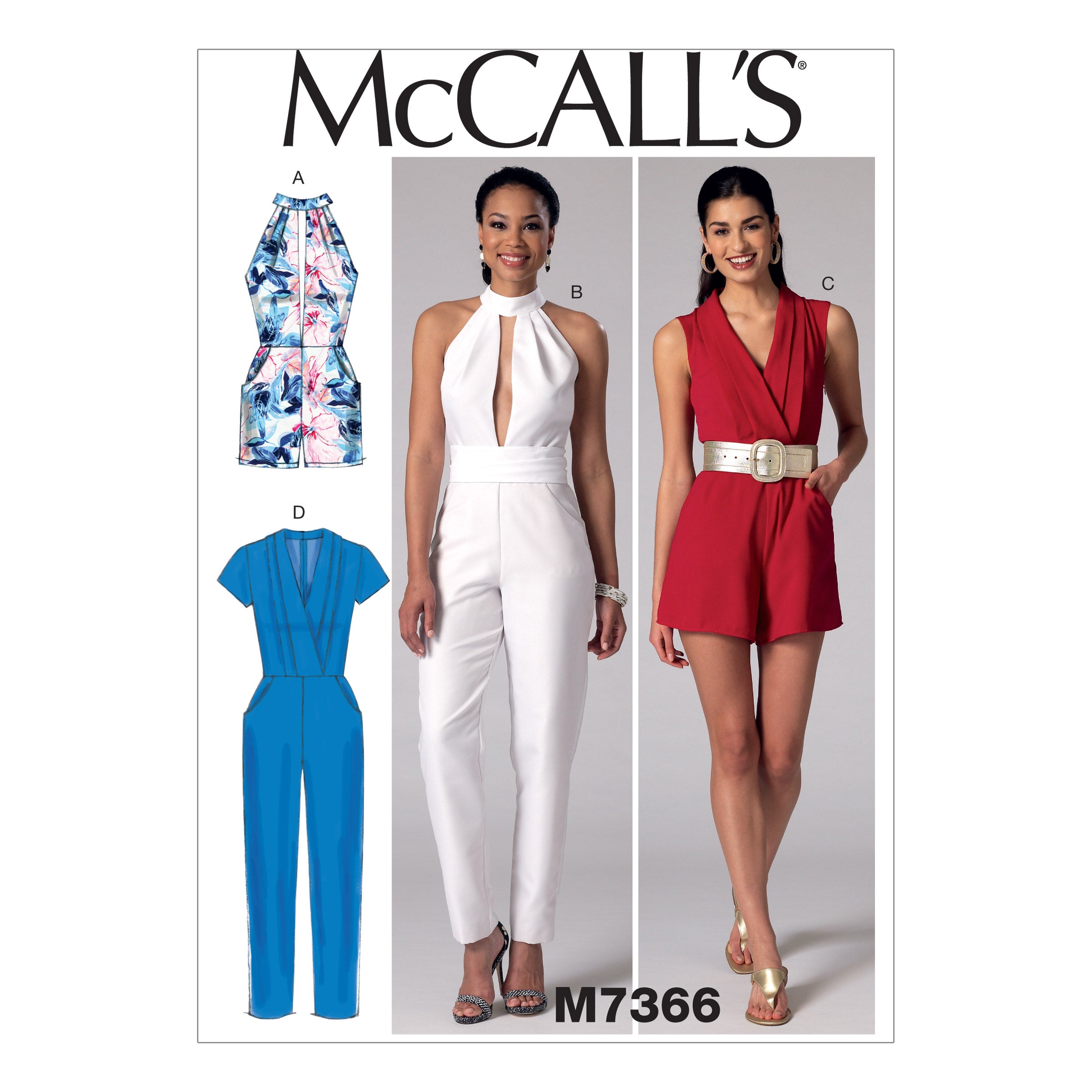 McCalls Rompers and Jumpsuits M7366