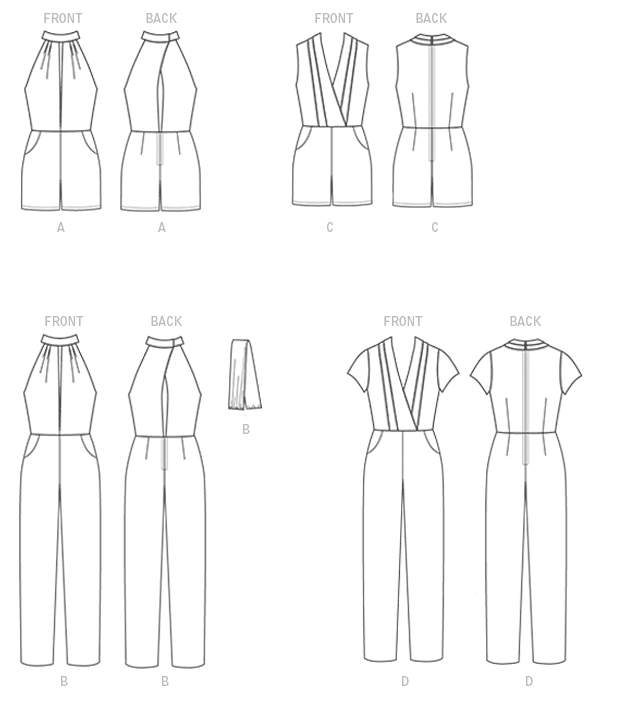 McCalls Rompers and Jumpsuits M7366