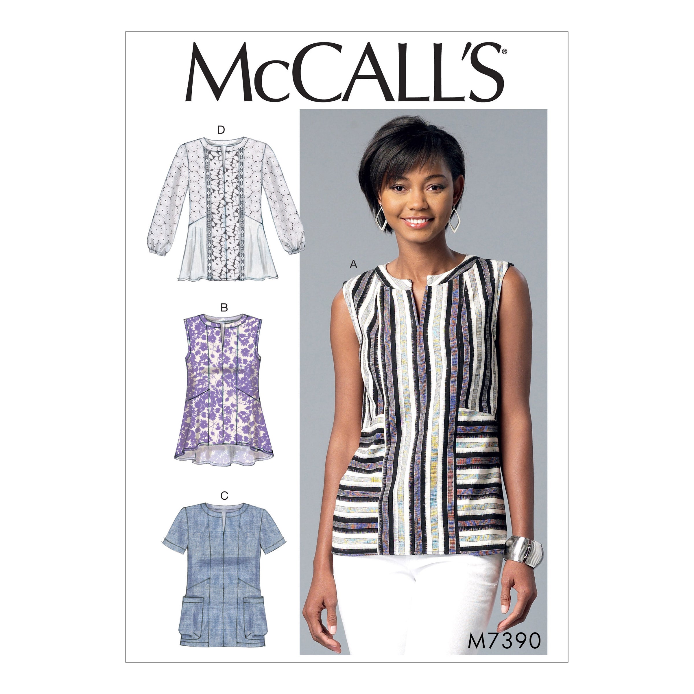 McCalls Tops M7390