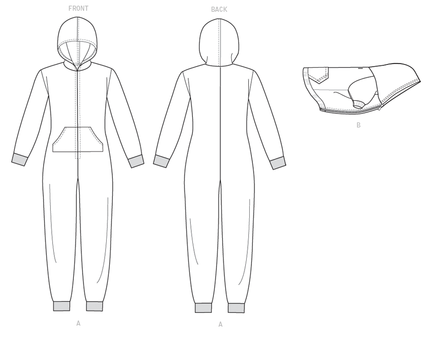 McCalls Unisex and Children's Onesies M7518 – The Fold Line mccalls-unisex-and-children-s-onesies-m7518-the-fold-line