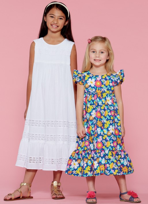 McCalls Child/Teen Dresses M7558