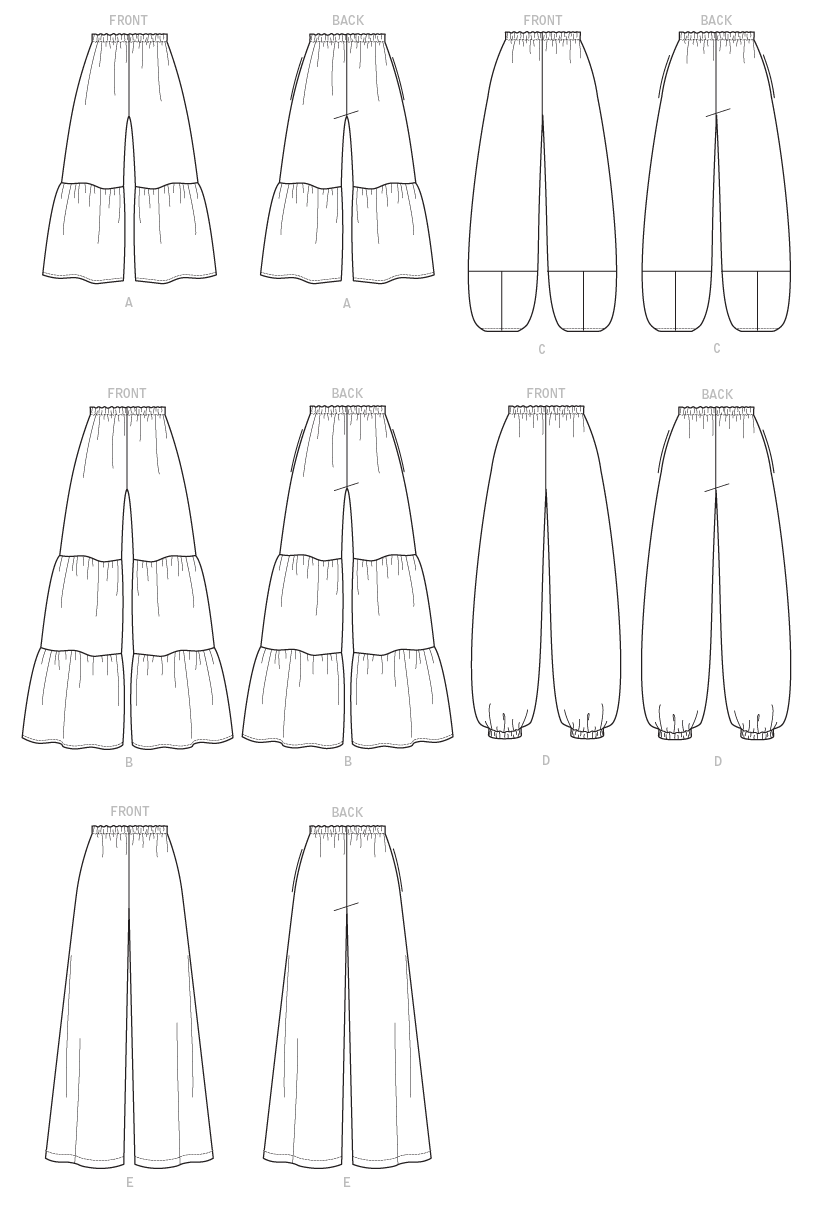 McCalls Trousers M7576