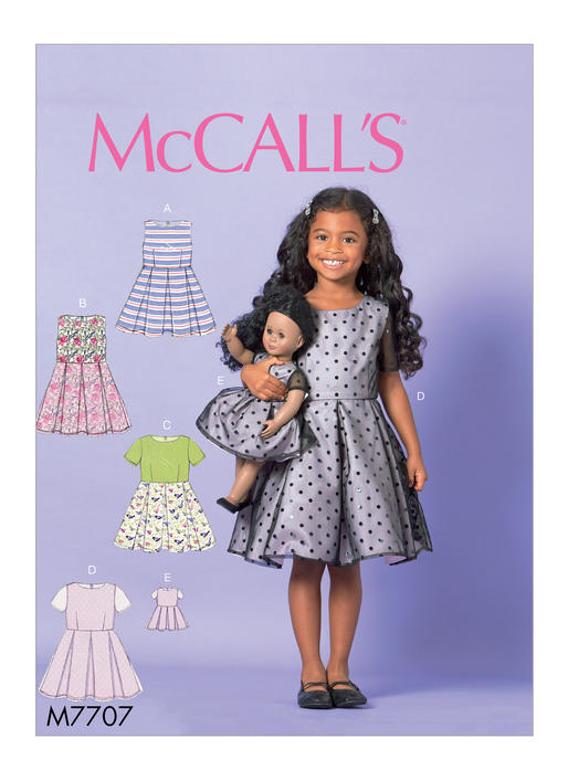 McCalls Children's Dresses M7707