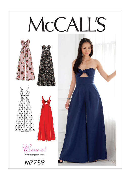 McCalls Dresses and Jumpsuits M7789