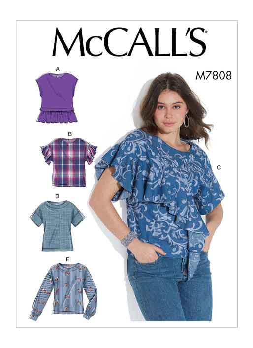 McCalls Tops M7808