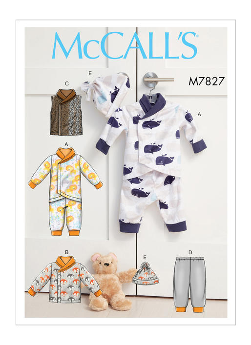 McCalls Babies' Outfit M7827