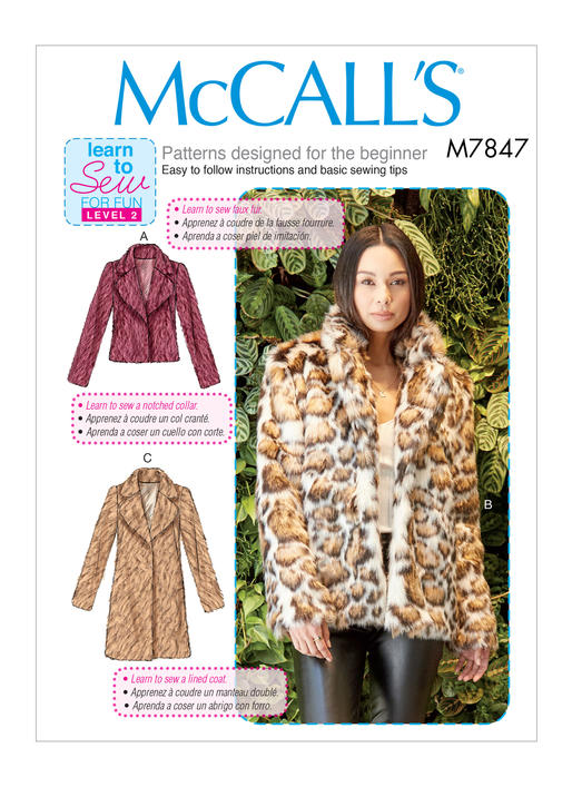 McCalls Coats M7847