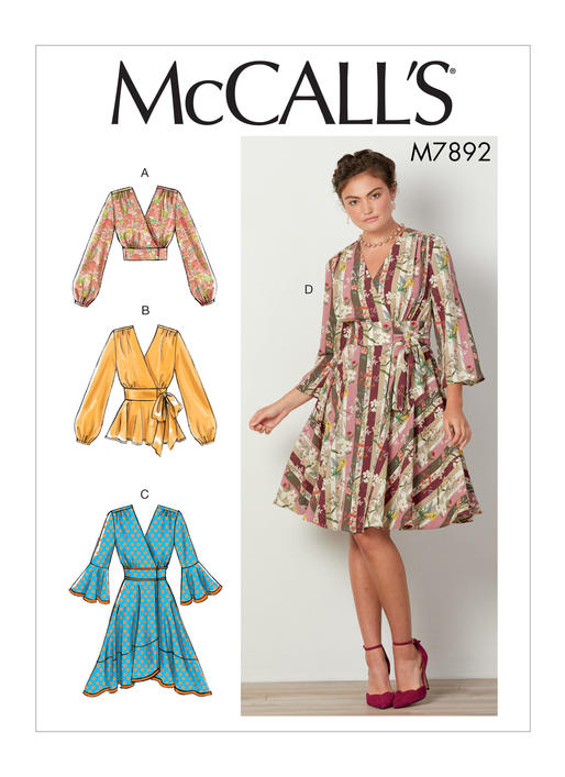 McCalls Tops and Dresses M7892