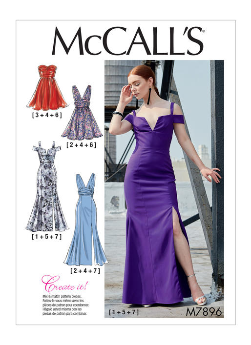 McCalls Dresses M7896