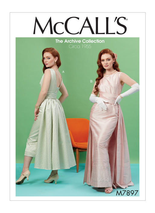 McCalls Vintage Dresses M7897