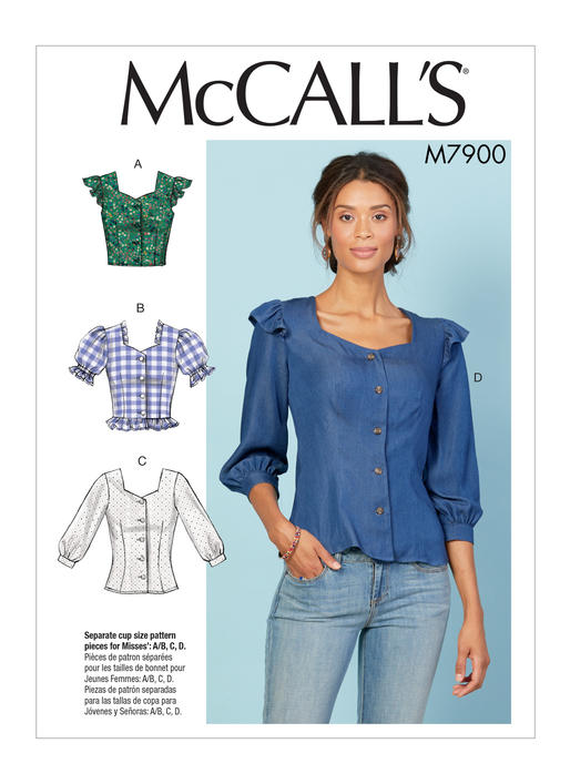 McCalls Tops M7900