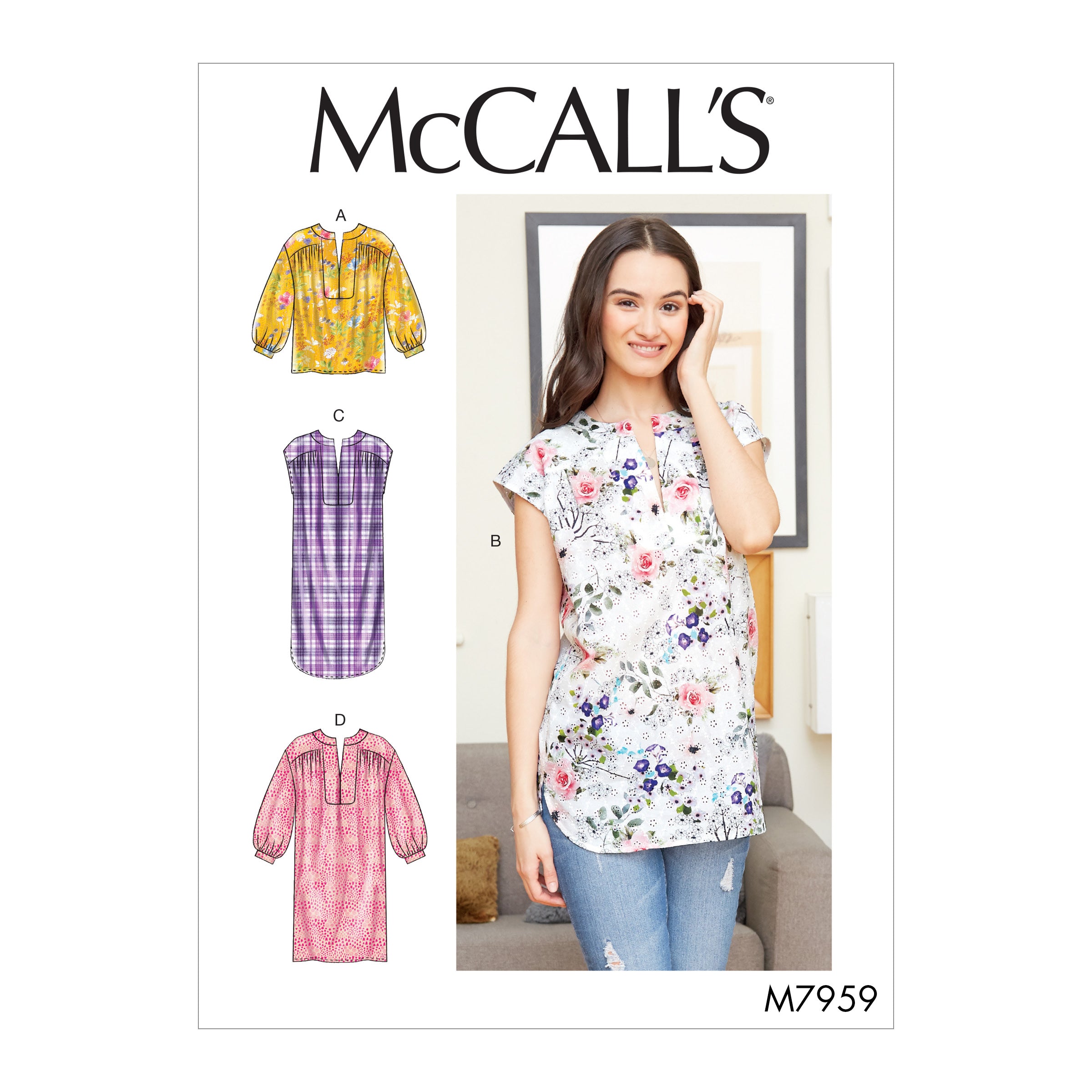 McCalls Top, Tunic and Dress M7959