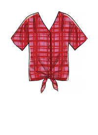 Patrón De Costura McCall's M7976 - Para Camiseta Holgada - Tallas L A XL | Plantilla Papel