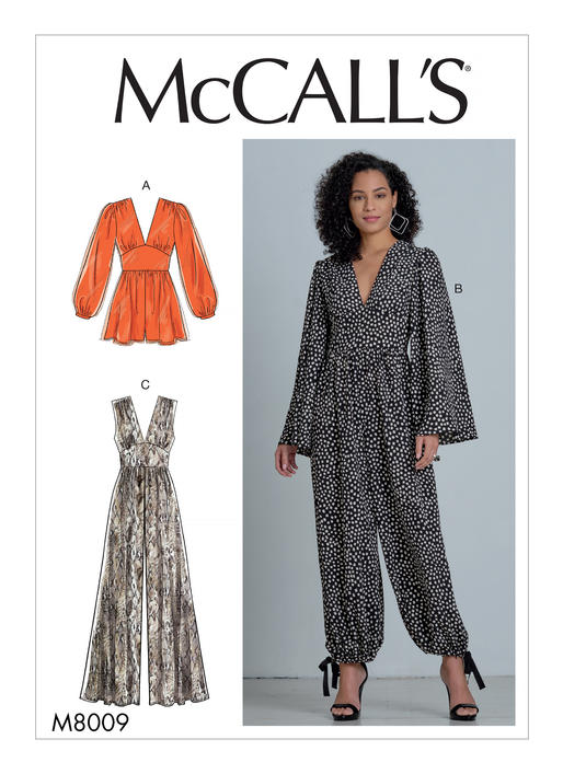 McCalls Romper and Jumpsuit M8009