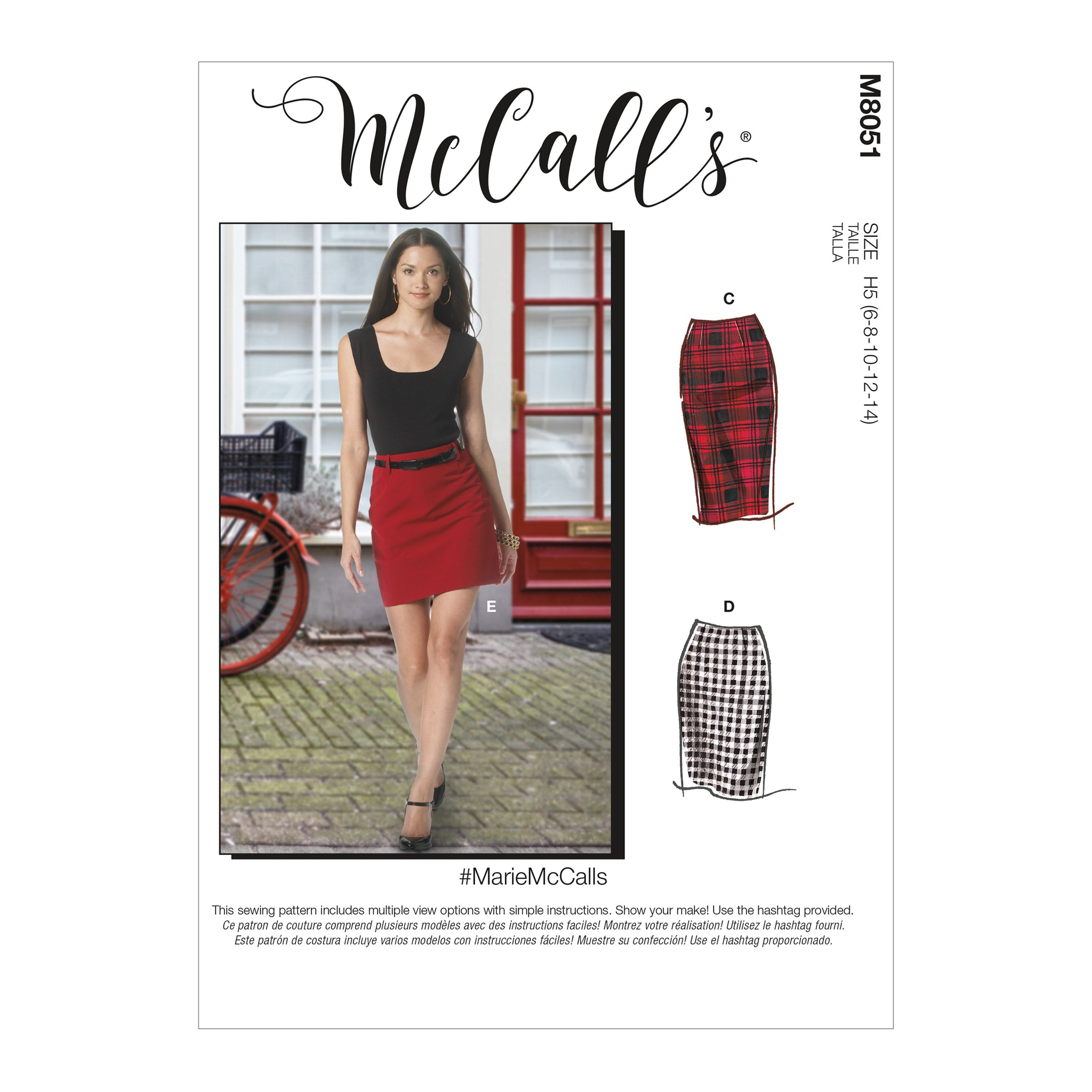 McCalls Skirts M8051