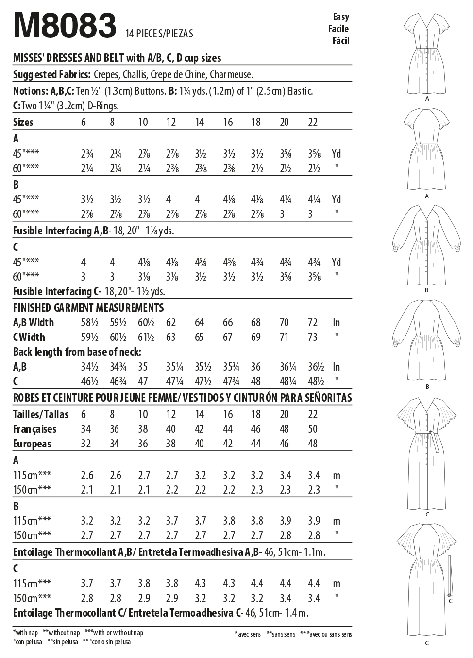 McCalls Dress M8083