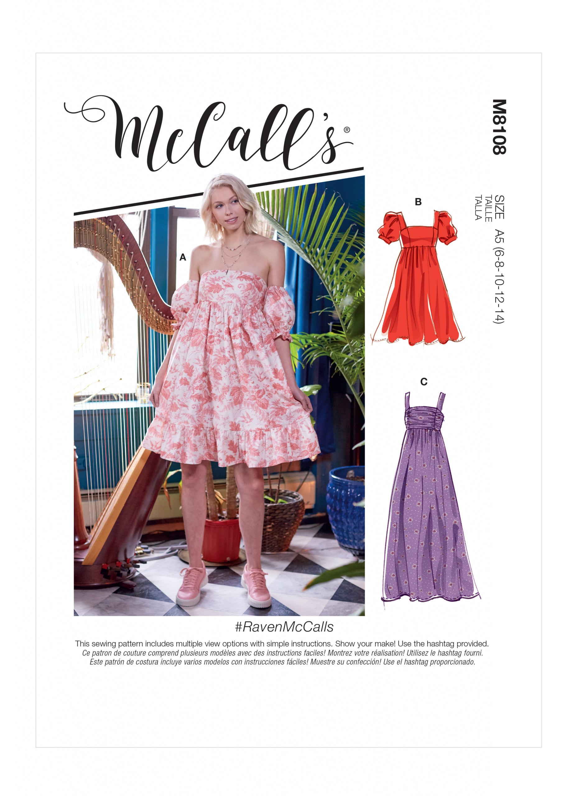 McCalls Dresses M8108