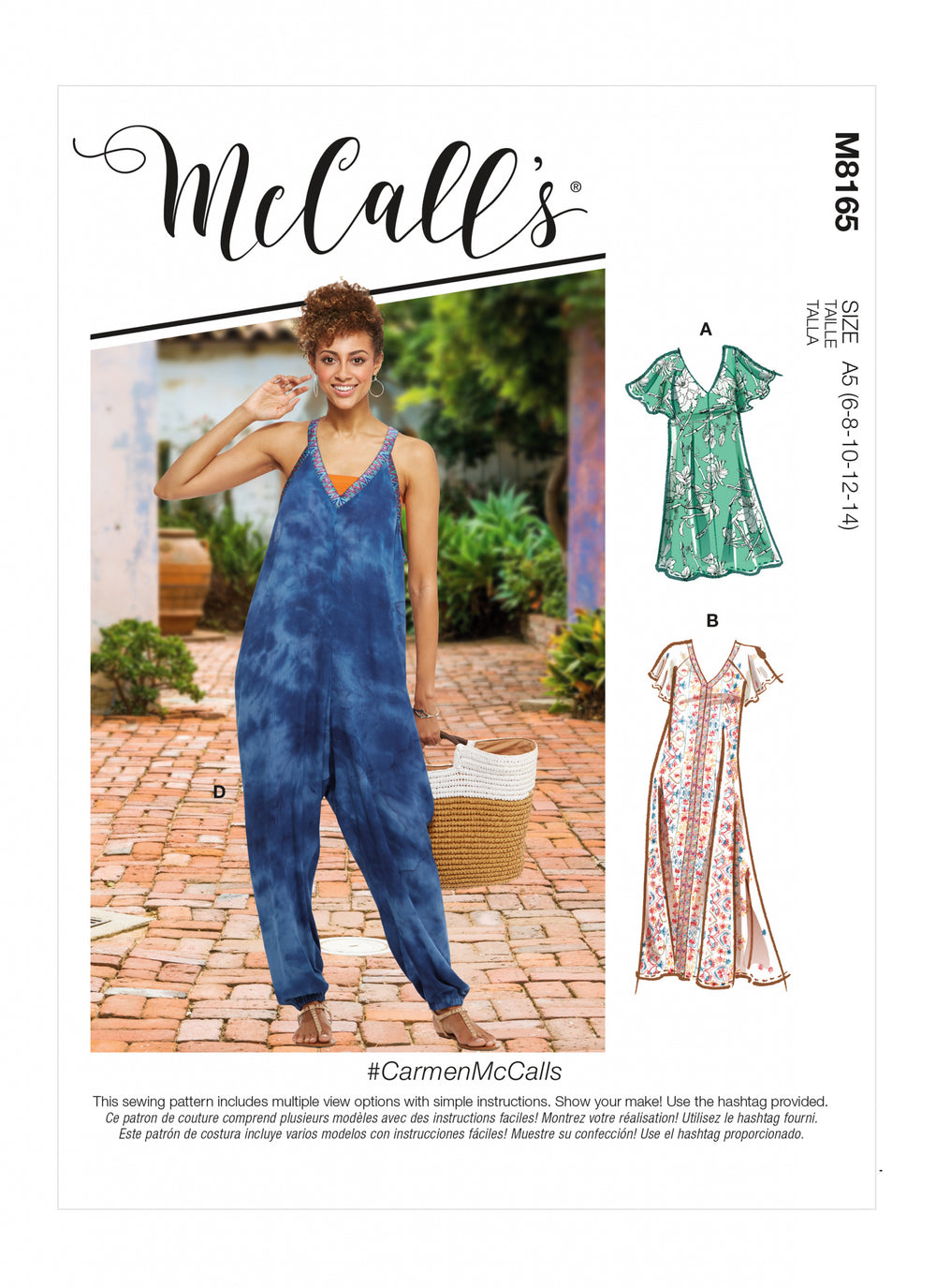 McCalls Dress and Jumpsuit M8165