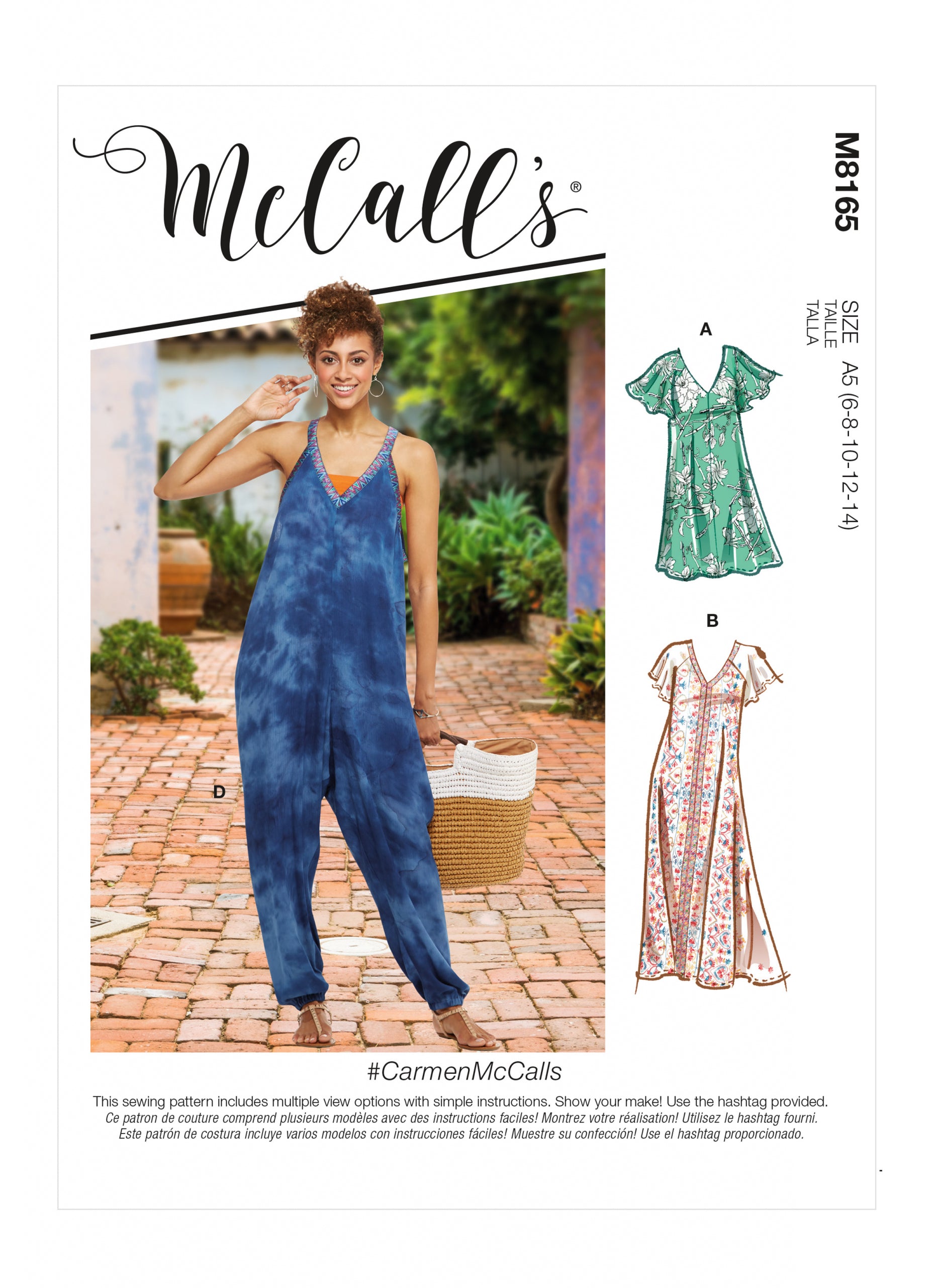 McCalls Dress and Jumpsuit M8165