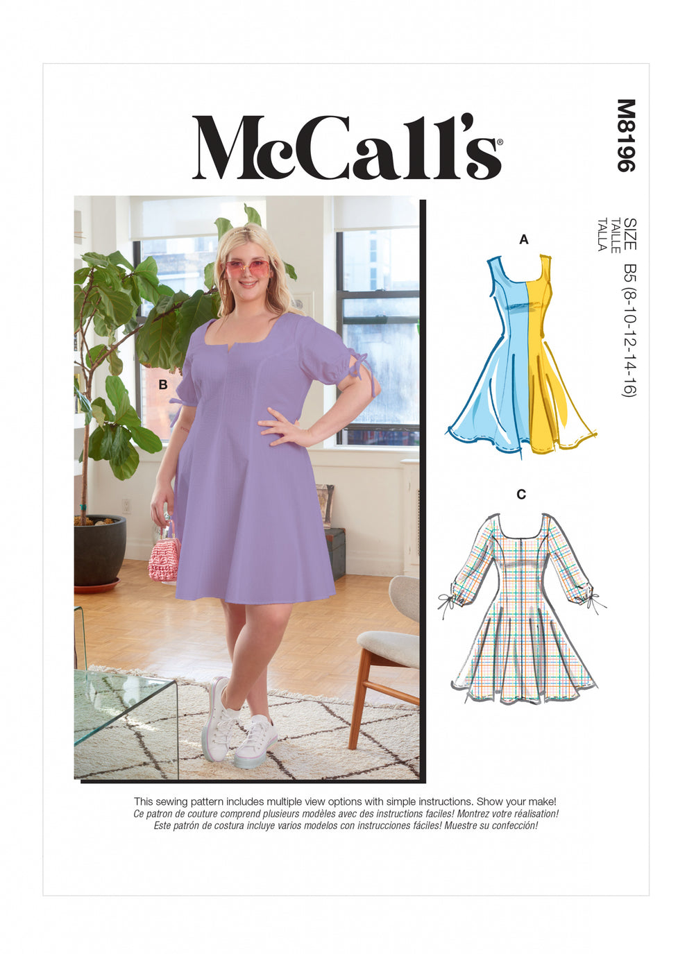 McCalls Dresses M8196