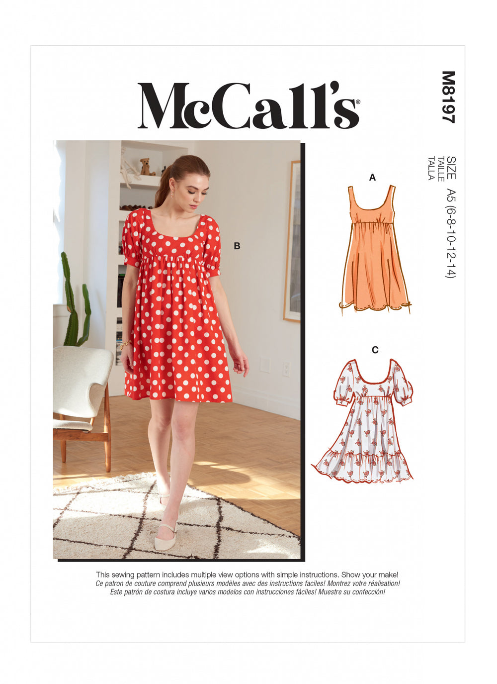 McCalls Dresses M8197