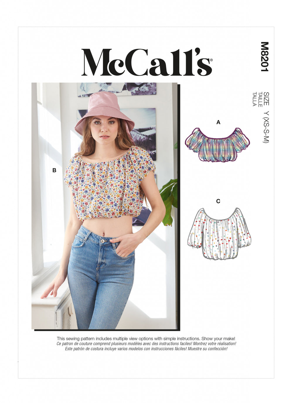 McCalls Tops M8201