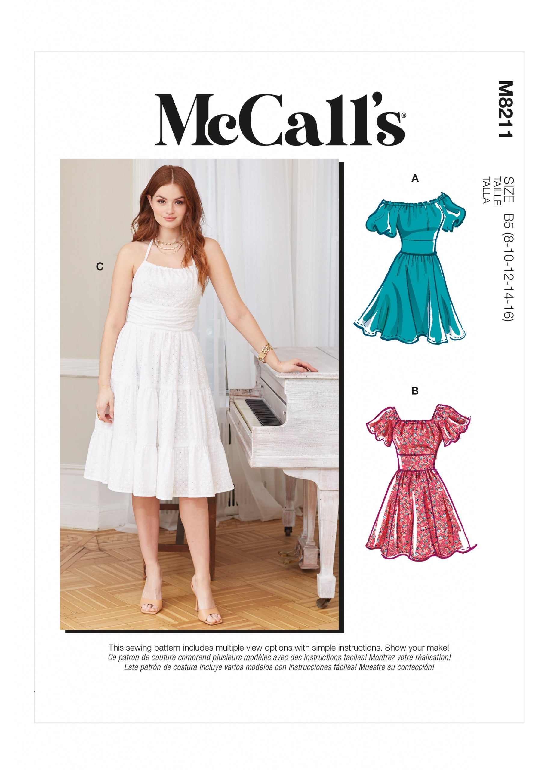 McCalls Dresses M8211