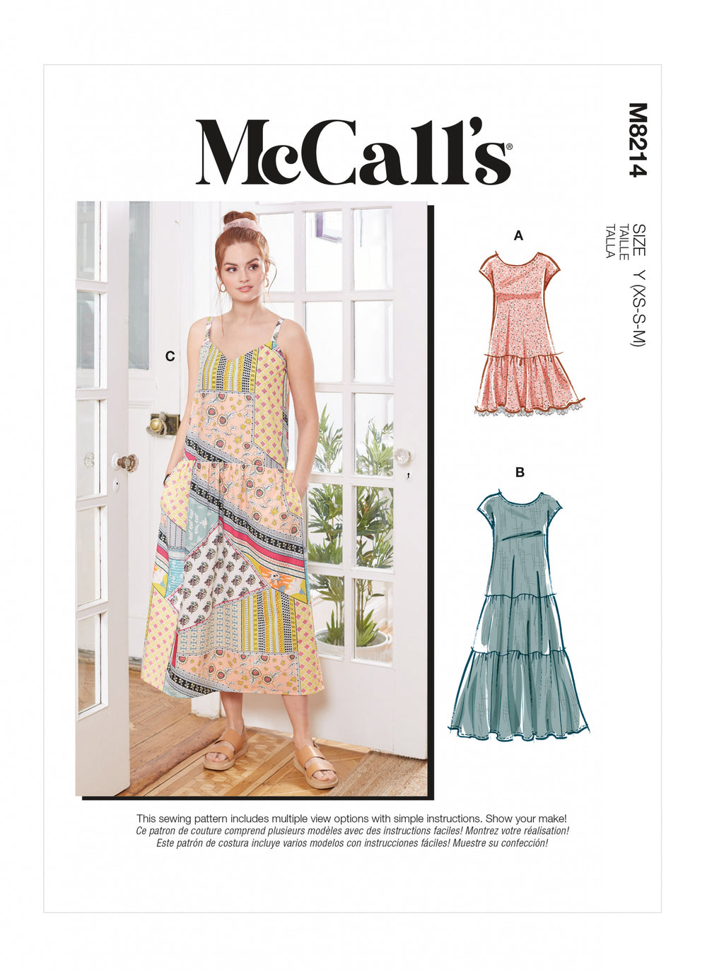 McCalls Dresses and Mask M8214