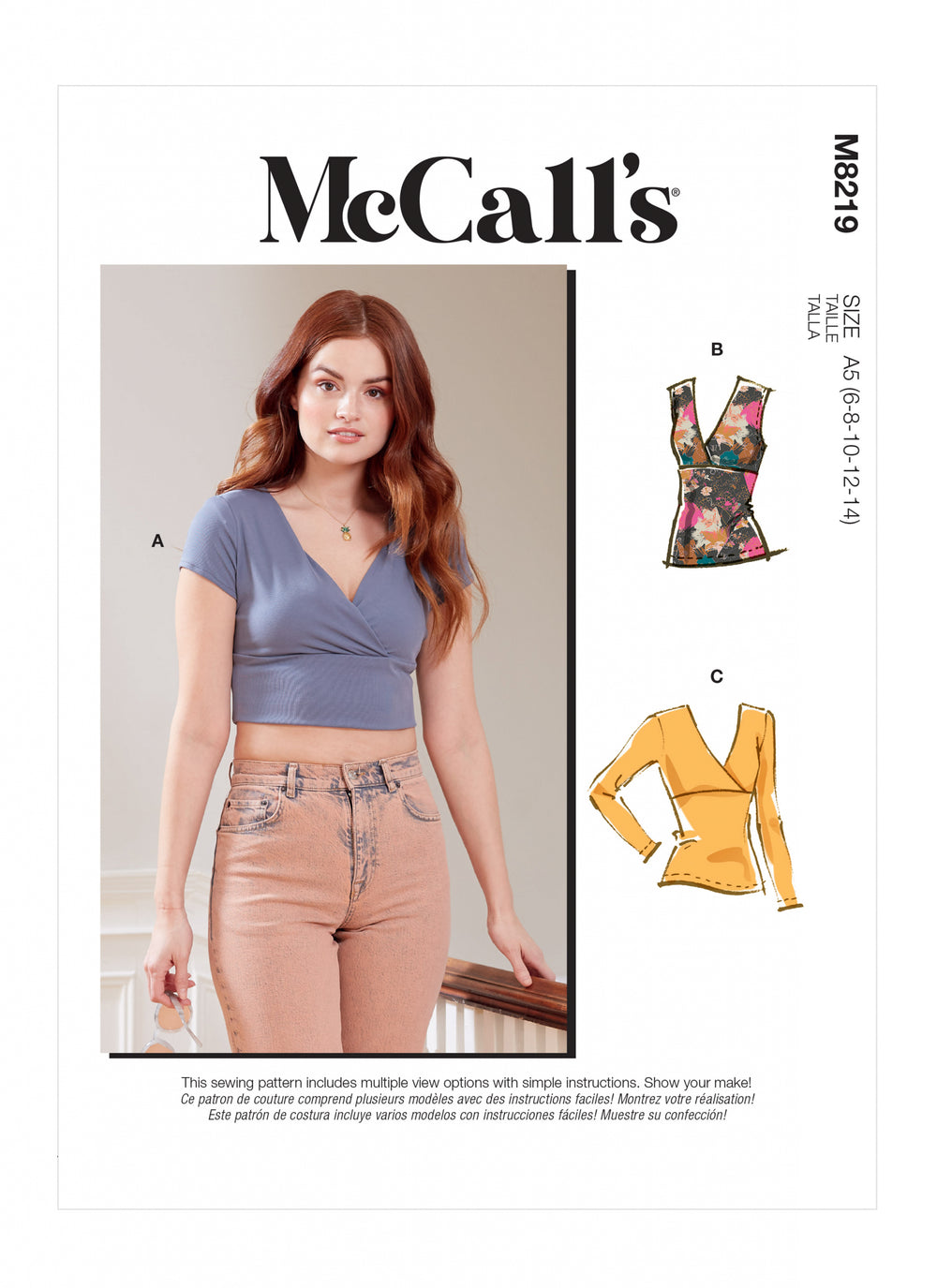 McCalls Tops M8219