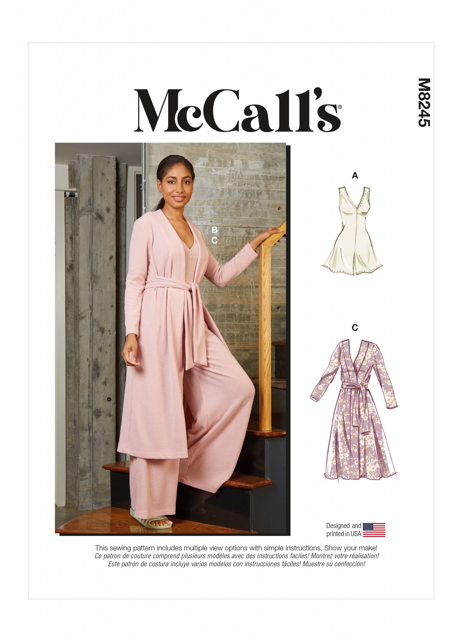 McCalls Romper, Jumpsuit and Robe M8245