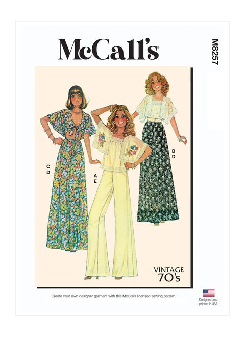 McCalls Vintage Outfit M8257