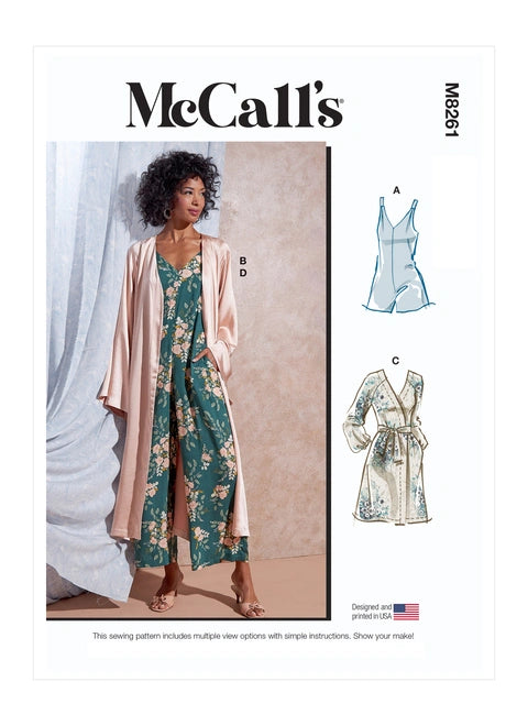 McCalls Romper, Jumpsuit and Robe M8261