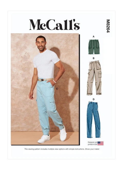 McCalls Men's Shorts and Trousers M8264