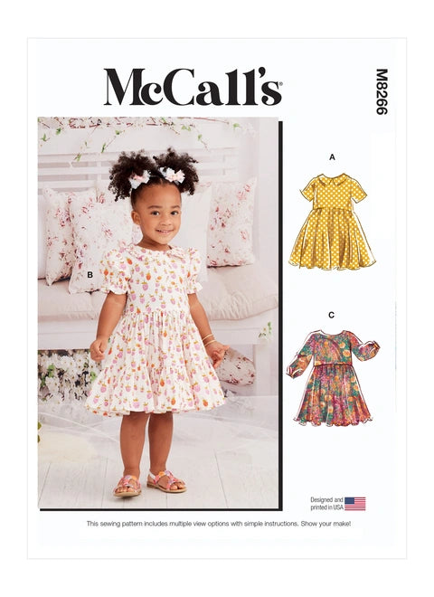 McCalls Baby/Child Dresses M8266