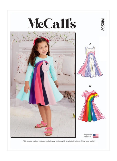 McCalls Children's Dresses M8267