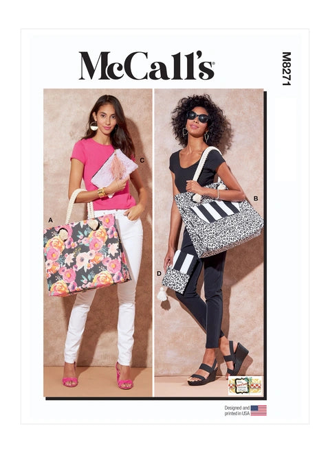 McCalls Tote Bags and Purses M8271