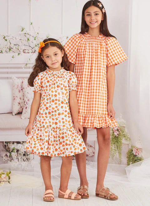 McCalls Child/Teen Dresses M8283