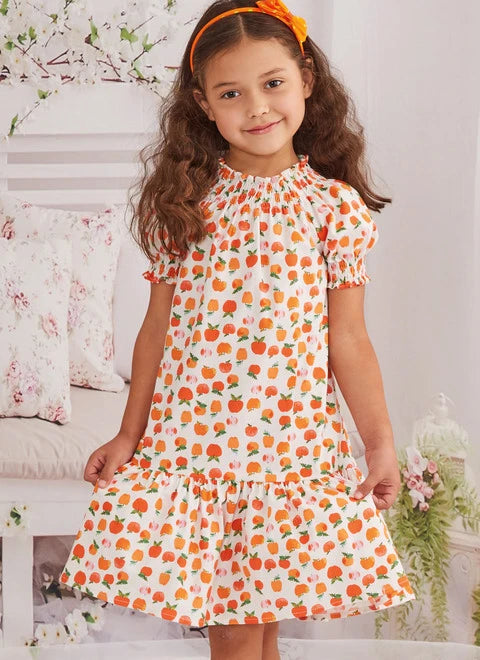 McCalls Child/Teen Dresses M8283